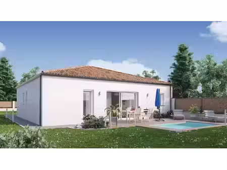 terrain avec maison neuve à vendre