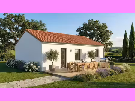 terrain avec maison neuve à vendre
