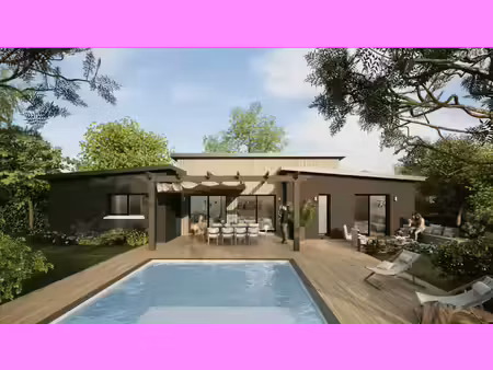 terrain avec maison neuve à vendre