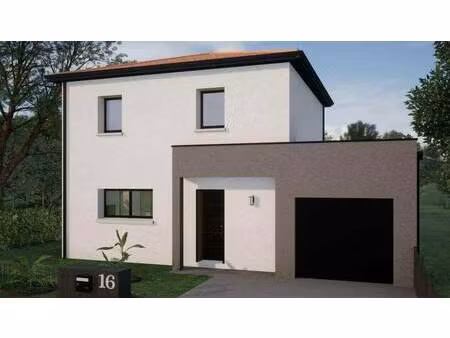 terrain avec maison neuve à vendre