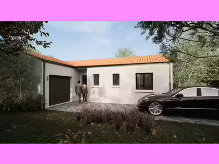 terrain avec maison neuve à vendre