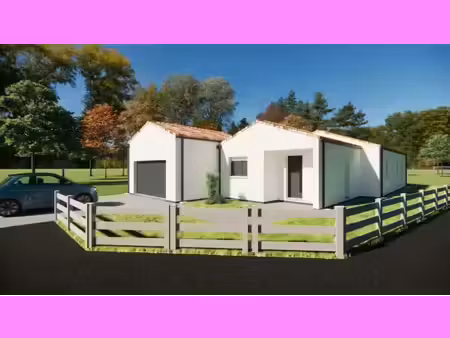 terrain avec maison neuve à vendre