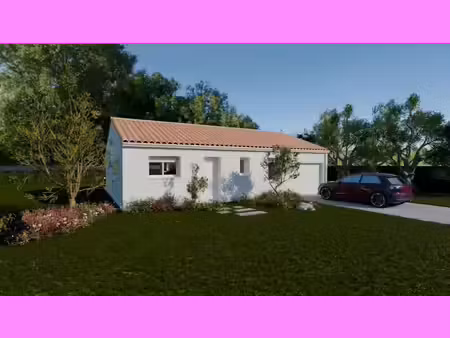 terrain avec maison neuve à vendre
