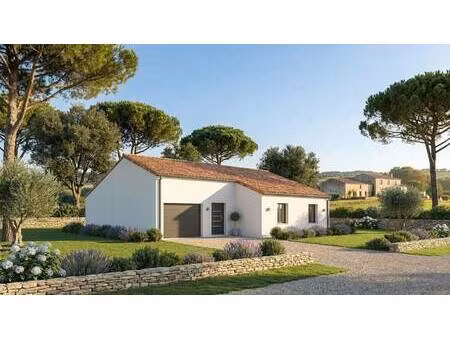 terrain avec maison neuve à vendre