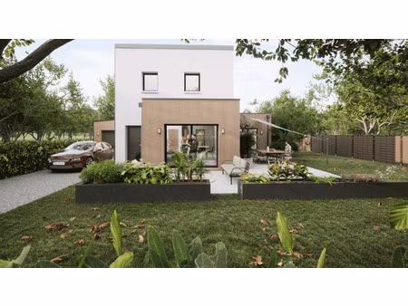 terrain avec maison neuve à vendre