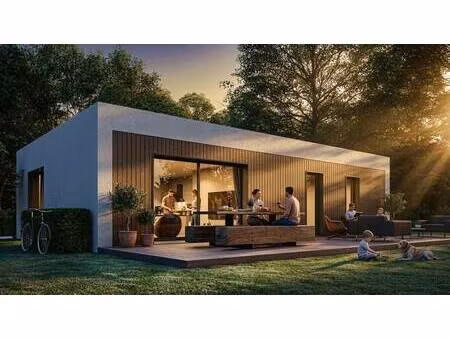 terrain avec maison neuve à vendre