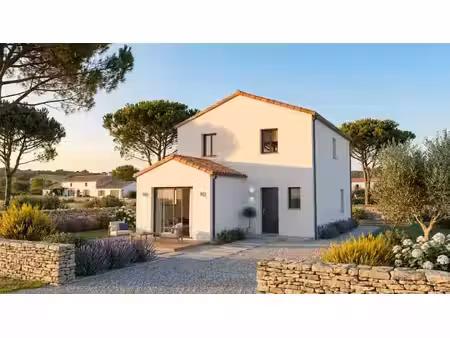 terrain avec maison neuve à vendre