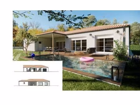 terrain avec maison neuve à vendre