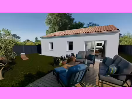 terrain avec maison neuve à vendre
