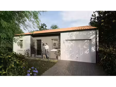 terrain avec maison neuve à vendre