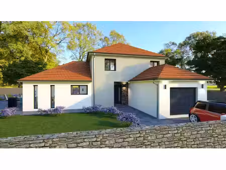 terrain avec maison neuve à vendre