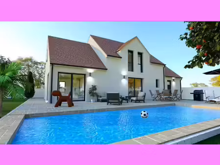 terrain avec maison neuve à vendre