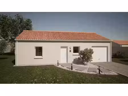 terrain avec maison neuve à vendre