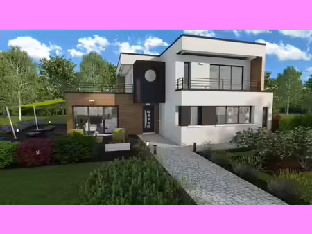 terrain avec maison neuve à vendre