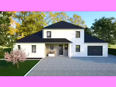 terrain avec maison neuve à vendre