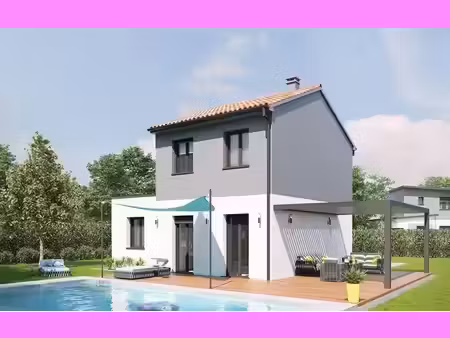 terrain avec maison neuve à vendre