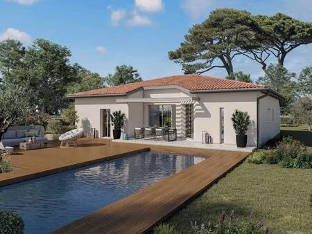 terrain avec maison neuve à vendre