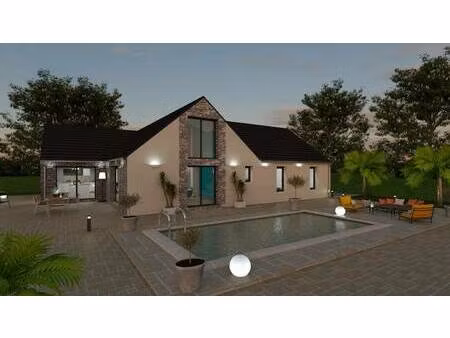 terrain avec maison neuve à vendre