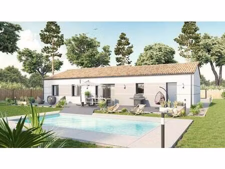 terrain avec maison neuve à vendre