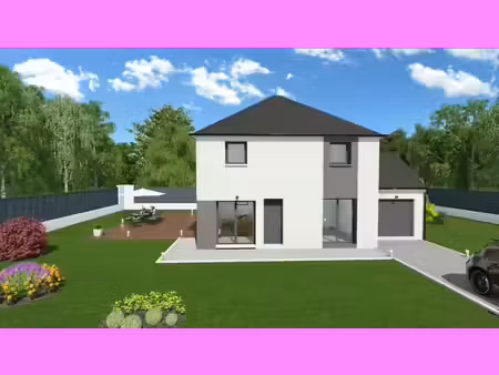 terrain avec maison neuve à vendre