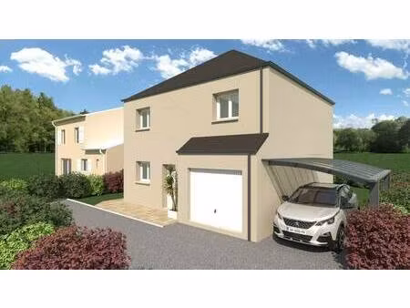 terrain avec maison neuve à vendre
