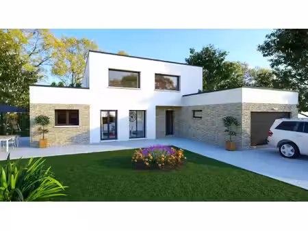 terrain avec maison neuve à vendre