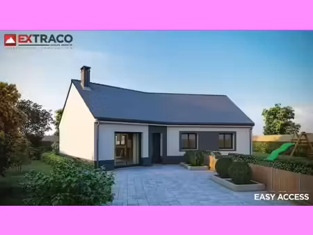 terrain avec maison neuve à vendre