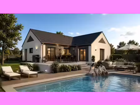 terrain avec maison neuve à vendre