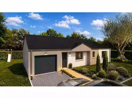 terrain avec maison neuve à vendre