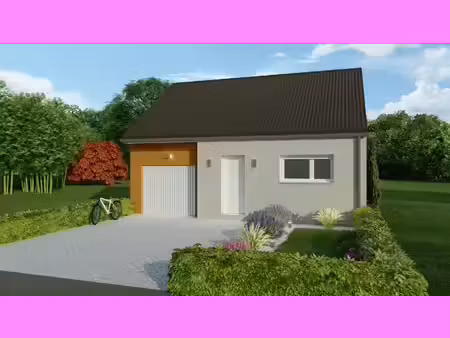 terrain avec maison neuve à vendre