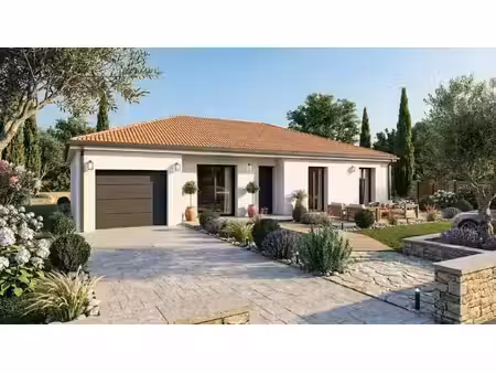 terrain avec maison neuve à vendre