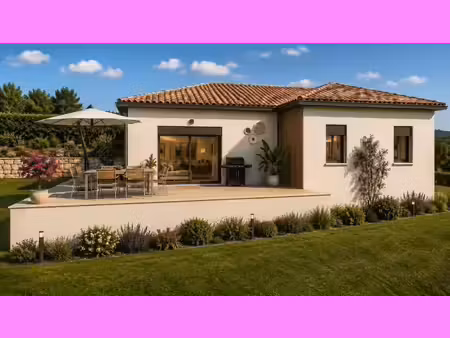 terrain avec maison neuve à vendre