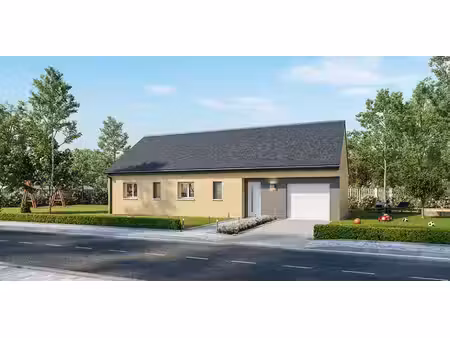 terrain avec maison neuve à vendre