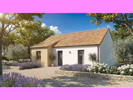 terrain avec maison neuve à vendre