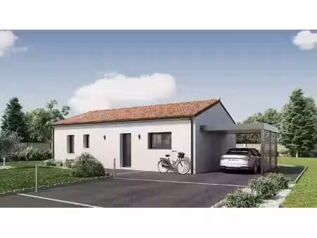 terrain avec maison neuve à vendre