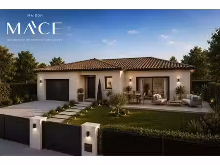 terrain avec maison neuve à vendre