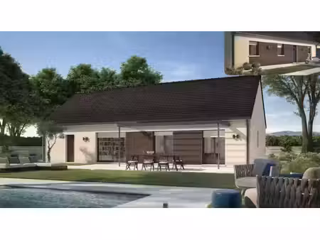 terrain avec maison neuve à vendre