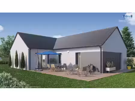 terrain avec maison neuve à vendre