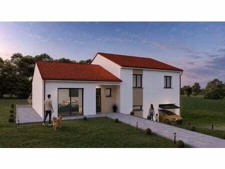 terrain avec maison neuve à vendre