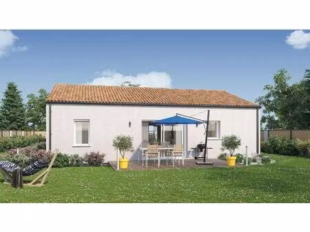 terrain avec maison neuve à vendre