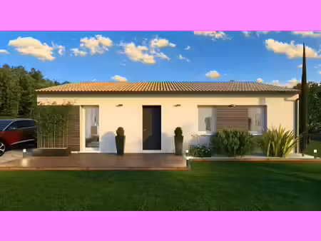 terrain avec maison neuve à vendre