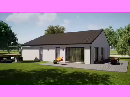 terrain avec maison neuve à vendre