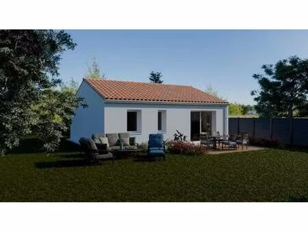 terrain avec maison neuve à vendre
