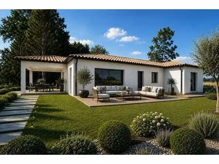 terrain avec maison neuve à vendre