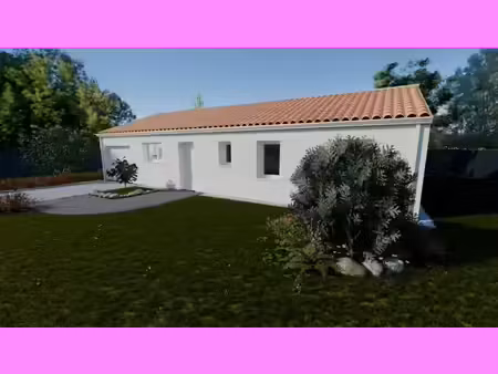 terrain avec maison neuve à vendre