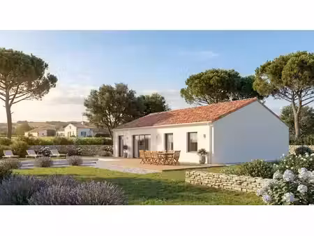 terrain avec maison neuve à vendre