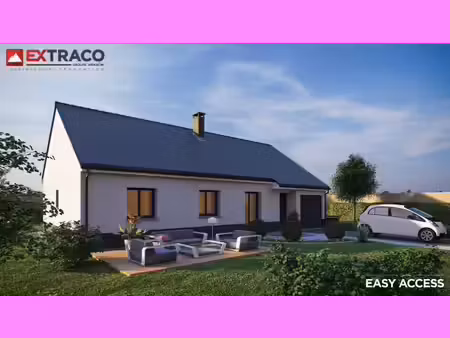 terrain avec maison neuve à vendre