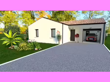 terrain avec maison neuve à vendre
