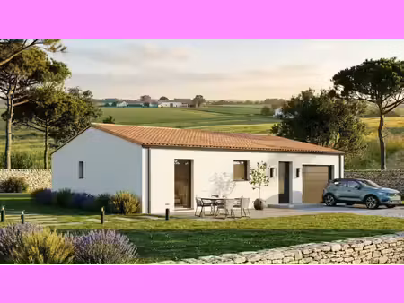terrain avec maison neuve à vendre
