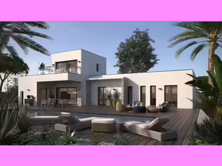 terrain avec maison neuve à vendre